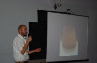 Wykład Patryka Pawlaczyka (PME w Warszawie) "Chleb w polskiej kulturze ludowej. Rys antropologiczny" w Muzeum w Łowiczu w dniu 27 kwietnia 2012