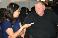 Wykład Grzegorza Pabjańczyka (Piekarnia Naturex)"Tradycyjne wyroby piekarnicze dziś. Z doświadczenia piekarza" w Muzeum w Łowiczu w dniu 25 maja 2012