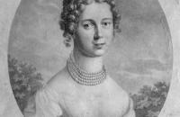 K.F. Minter, Portret Joanny Grudzińskiej, 1822, Warszawa, papier, litografia.
Fot. Anna Kośmider