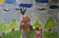 Szkoła Podstawowa - inspiracje, wyróżnienie: Oskar Skoneczny, 8 lat, Szkoła Podstawowa im. J. Chełmońskiego, Łyszkowice